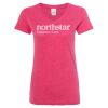 Women’s Glitter V-Neck T-Shirt Thumbnail